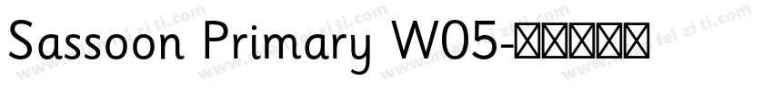 Sassoon Primary W05字体转换